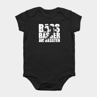 BASS BAESSER AM BAESSTEN funny bassist gift Baby Bodysuit